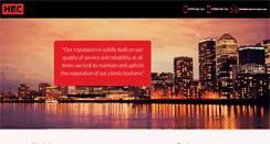 Desktop Screenshot of hecelectricians.com