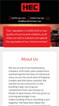 Mobile Screenshot of hecelectricians.com